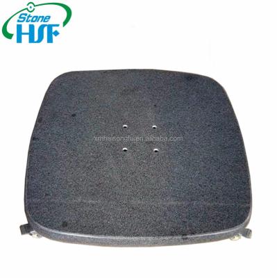 China Outdoor Furniture 90kg/100kg /120kg Dark Ang Gray Square Round Outdoor Palaso Umbrella Base With Wheels for sale