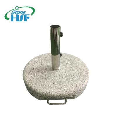 China Patio\Garden\Outdoor\Hotel\Beach Bush Hammered Granite Outdoor Umbrella Patio Base With Handle for sale