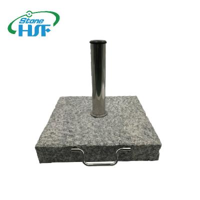 China Patio\garden\outdoor natural outdoor\hotel base\beach umbrella sunshade granite base with tube for sale