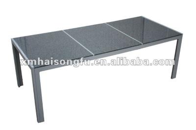 China Outdoor Table 200x95x75cm Granite Garden Table for sale