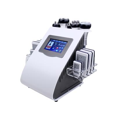 China Blood Vessel Removal Hot Professional 6 in 1 40khz Diode Ultrasonic Cavitation RF Vacuum Lipo Laser Slimming Beauty Machine Lipo Laser Machine for sale