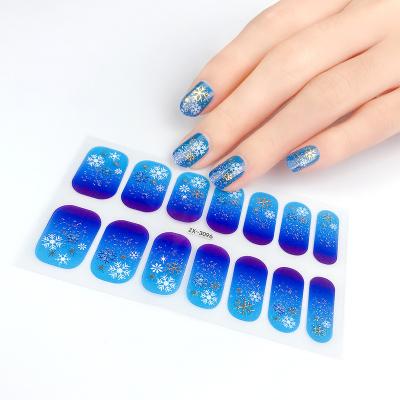 China Easy to Apply and Remove Custom 3d Nail Wraps Sticker Art Nail Decoration Beauty Sticker Nail Decal for sale