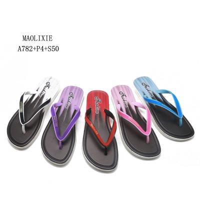 China New Factory Designers Stylish Anti-slippery Painting Outdoor Women Flip Flops Bedroom Ladies Slippers for sale