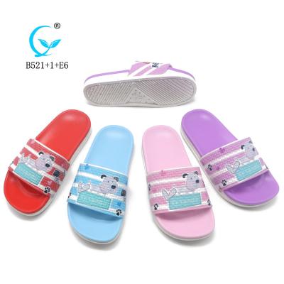 China Factory Price Breathable High Quality Baby Shoes Kids Sandals PVC Material Lovely Slippers For Kids for sale