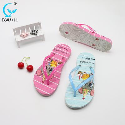 China Factory Wholesale Anti-slip New Home Rubber Flat Girls Custom Flip Flops Slippers For Ladies for sale