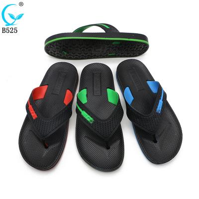 China Guangdong Supplier Breathable Shoes PVC Summer Beach Flip Flops Men Custom Slippers Outdoor for sale