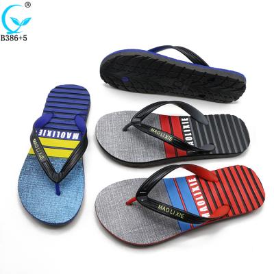 China Hot Selling Eva Flat Summer Beach Chappals Mens Flat Sleepers Flip Flops Slipper In Stock for sale