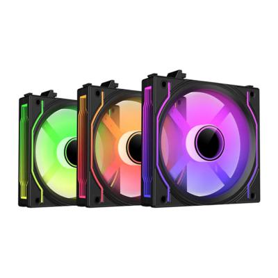 China Computer Case SAMA Lower Noise Cooling Fans Colorful Cooler CPU Fan PWM Daisy Chain OEM ODM CPU cooler fan for sale