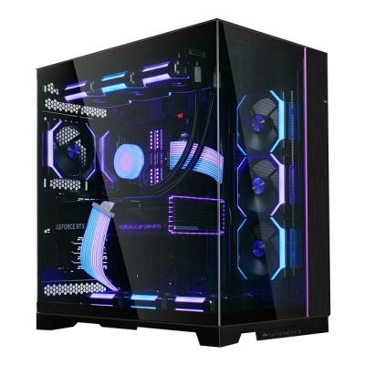 China With Side Panel Window New Full Tower Computer Case LIAN LI O11 Dynamic EVO XL BLACK PC Gaming Case Full Tower Gaming PC Case for sale