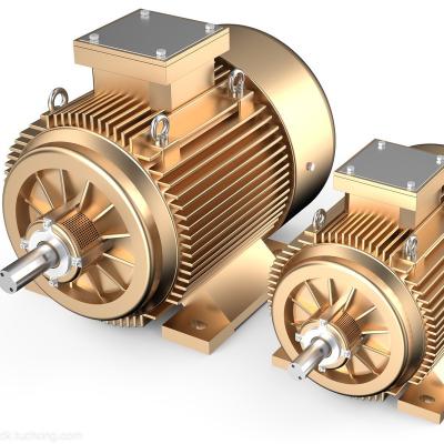 China Totally attached factory direct supply of ultra-high efficiency 6P 18.5 KW 22KW 30KW three-phase AC induction motor, support customization for sale