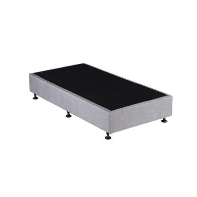 China Ensemble Ensembled OEM Accepted PU Leather / Fabric Strong Base Single Bed For Sale for sale