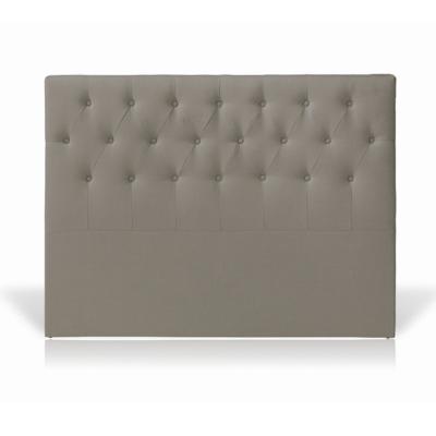 China Button Tufted Plywood Foam Fabric Queen Size Full Bed Wall Mounted Soft Solid Wood Nordic King Headboard for sale