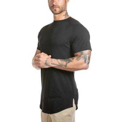 China Wholesale Breathable Slim Fit Soft 95% Cotton 5% Spandex Mens Short Sleeve Gym Fitted T-shirt Print Performance Wholesale Custom Tee Shirt for sale