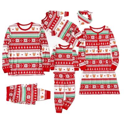 China Children Matching Halloween Family Children Sleepwear Wholesale Breathable Holiday Pajamas Children Set Gift Christmas Pajamas for sale