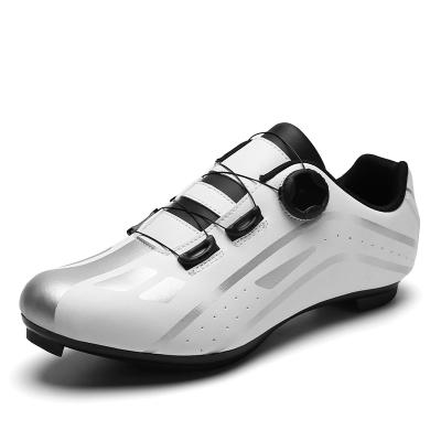 China PU Factory Wholesale Outdoor Breathable Non-slip Self Locking Road Bike Cycling Shoes for sale