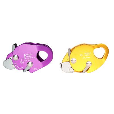 China 7075 Alloy Wholesale 1pcs Rope Grab Fall Aluminum Climbing Interceptor For Rock Climbing for sale