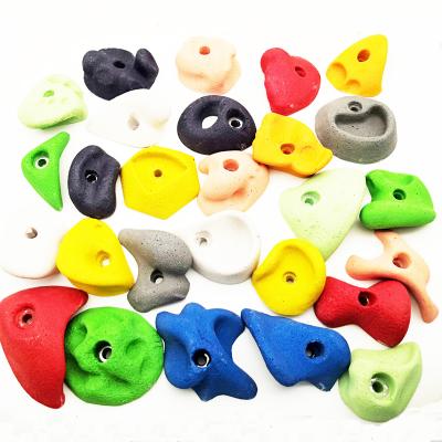 China Wall Use Plastic Climbing Climbing Holds Wholesale Cheap Indoor Plastic Climbing Wall Mounted Rock Holds for Kids and Adult for sale