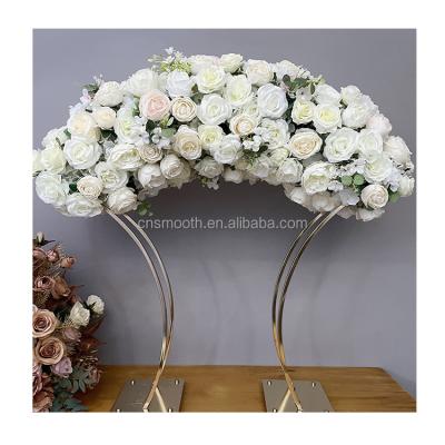 China Wedding Event Wedding Flower Runner Stage Flower Arrangement Road Guide Arch Flower Display Decoration for sale