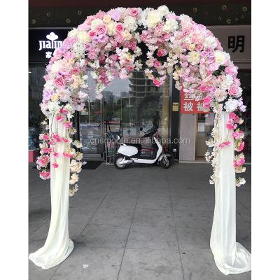 China Wedding Banquet/Party/Occasion/Banquet/Hotel Custom Design Wedding Lane Decor Artificial Cherry Blossom Flower Arch for sale