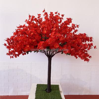 China Easy Decorative High Imitated Artificial Cherry Blossoms And Flowers Peach Blossom Tree For Sale for sale