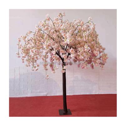 China Outdoor Decorative Artificial Cherry Blossom Tree Blush Pink Cherry Blossom Tree For Events Party for sale