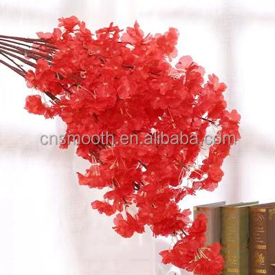 China Artificial Rose Cherry Blossom Tree Easy Decorative Flower Branch Wedding Plastic Silk Arches China Supplier for sale