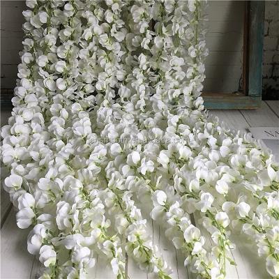 China Wedding Arch Wholesale Wedding Hanging Decorative Wisteria Garland Flower Artificial Flower Hydrangea for sale