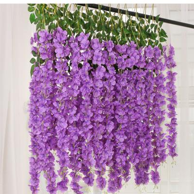 China High Quality Wedding Banquet Event Artificial Wisteria Flower Decoration for sale