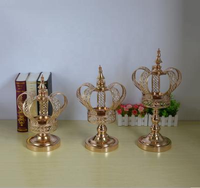 China Wedding Banquet Gold Table Centerpiece Decorative Artificial Flower Stand/Banquet Wedding/Hotel Iron for sale