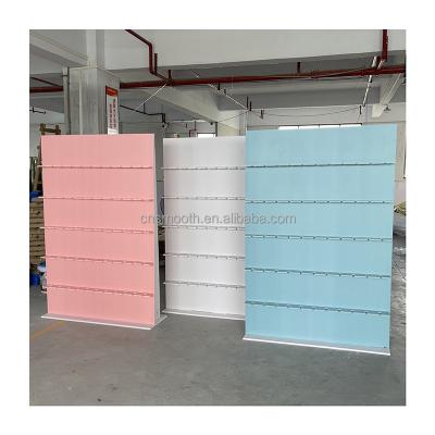 China Customized Unique Romantic Smooth Champagne Wall Wedding Acrylic Display PVC Prosecco Wall for sale