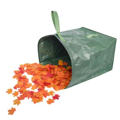 China Hot Selling Outdoor Garden Waterproof Folding Outdoor Portable Large Capacity Garden Leaf Sack Vegetable Trash Bag for sale