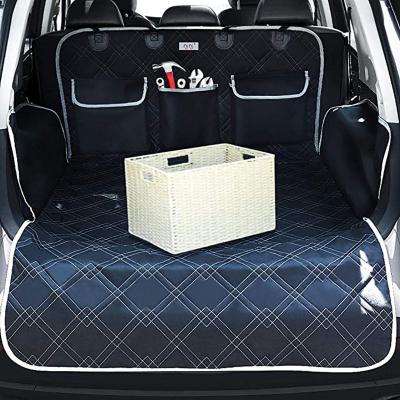 China Pet Border Automotive Protection Travel Amazon Auto Pet Cushion Behind Car Waterproof Dog Prevent Dirty Pet Car MAT for sale