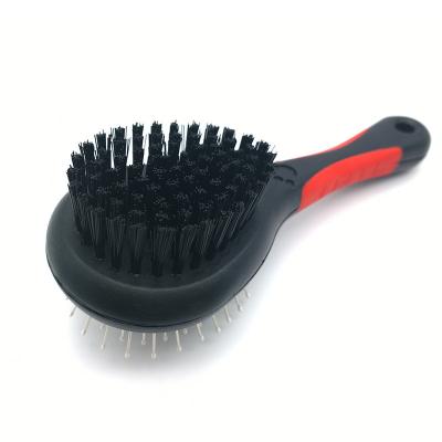 China Viable Hot Selling Pet Comb Cat Dog Universal Massage Needle Double Sided Pet Hair Removal Brush for sale