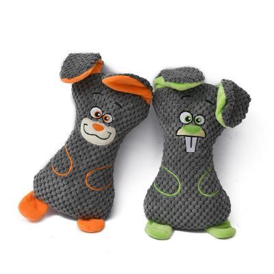 China Wholesale Fashionable Viable Resistance Animal Cartoon Plush Pet Cleaning Toys For Dog for sale