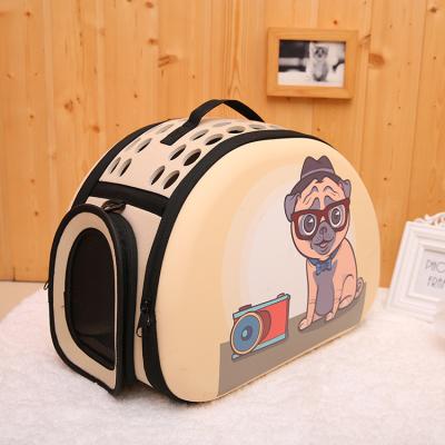 China Wholesale Breathable Cute Pet Bag Folding Portable Pet Travel Packs Carry High Quality Cheap Cute Dog for sale