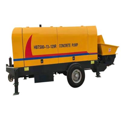 China Hotels horizontal secondary construction pump diesel concrete pump for South Asia for sale