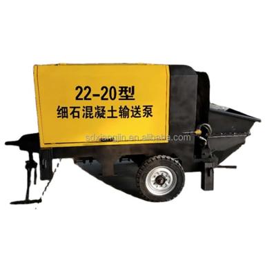 China Hotels Concrete Delivery Pump Used Mounted Concrete Pump Truck Foam Concrete Mixer With Pump for sale