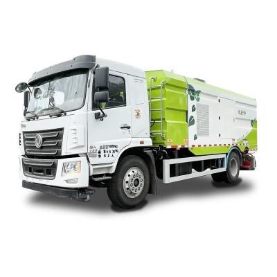 China Manufacturing Plant dry wet sanitation cleaning vacuuming truck 5.5cube sweeper truck for sale