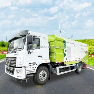 China Hotels Road Cleaning Truck Road Dust cleaning Machine Vacuum Sweeper Truck Street Vacuum Cleaner Vacuum road sweeper for sale