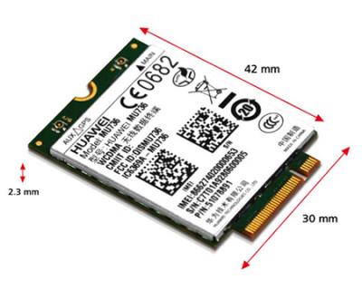 China Communication 3G 2G Module HUAWEI MU736 HSPA High Speed M.2 Sierra Wireless Module for sale