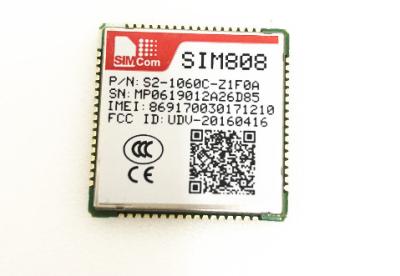 China GSM GPRS van de Combospaander 3G de Module van de Bandgps GPRS van de Modulesim808 SIMCOM Vierling Te koop