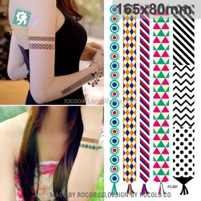 China Temporary Tattoo Women Armband FC-507/Boho Tribal Tattoo Designs for sale