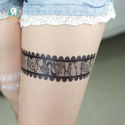 China White Lace Henna Wedding Fake Tattoo Jewelry 21X10cm Temporary Temporary For Women Arm Bands Transfer Body Tattoos Sticker For Women for sale