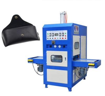 China Garment Shops 10KW High Frequency Welding And Cutting Machine For Leather, PU, ​​PVC Glass Case for sale