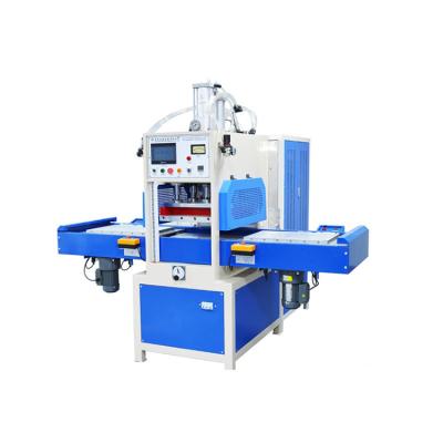 China 15KW PVC/PU/TPU High Frequency Welding And Cutting Motorcycle Helmet Inner Pad Making Machine for sale