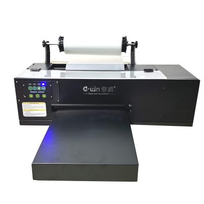 China Hotels Logo Maker A3 DTF Digital Printer Heat Transfer Printer Machine For T-shirt Ink Tank Cardboard Desktop Printer for sale