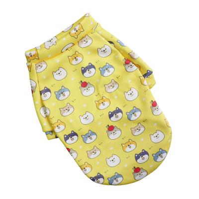 China Wholesale Hot Stocked Matching Size Pet Clothes Winter Cute Christmas Puppy Shirt for sale