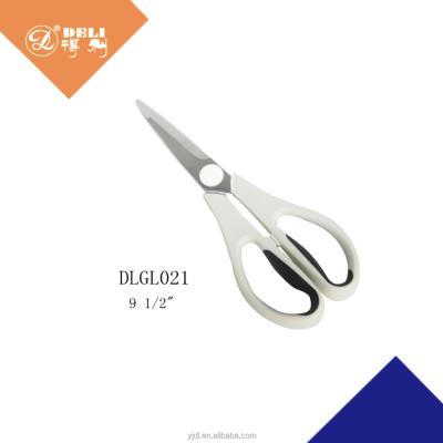 China Kitchen Scissors 9 1/2 Inch Precision Soft Handle Ergonomic Household Scissors Kitchen Scissors for sale