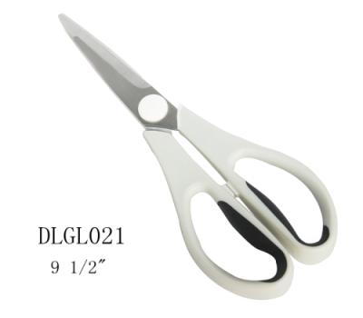 China 9 1/2 Inch Precision Soft Handle Universal Household Kitchen Ergonomic Cutting Scissors for sale