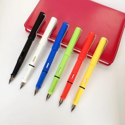 China office & Cheap Promotional Logo Pen Wholesale Classic Metal School Gift Plastic High Quality Custom Fountain Pen With Europe Design for sale